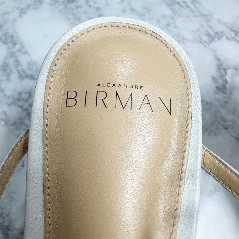 Alexandre Birman White Strappy Stiletto Sandals - Picture 6 of 11
